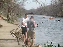 Fishing and kayaking on Medicine Creek (2013)