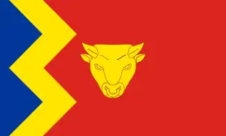 Flag of Birmingham, England, United Kingdom