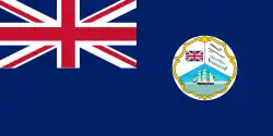 Flag of British Honduras (1870–1919)
