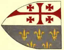 Flag of the Armenian Kingdom of Cilicia as seen in the Book of Knowledge of All Kingdoms[10]