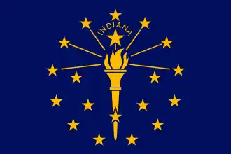 Flag of Indiana