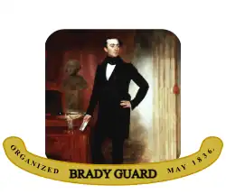 Flag of Michigan, (reverse, 1837–1865)