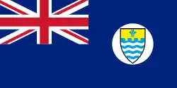 Flag of Crown Colony of Penang from 1949 to 1952