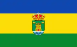 Flag of Tíjola, Spain