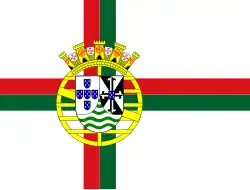 Flag of Timor's Portuguese refugees flown in Lisbon after the occupation (1946)[23]