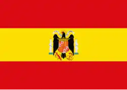 Army flag under Francoist Spain (1940–1945)