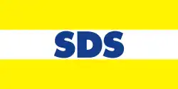 Flag of the Slovenian Democratic Party