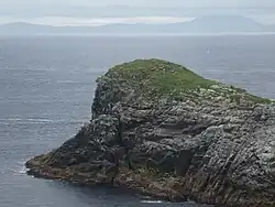 View over Eilean Tighe towards Lewis.