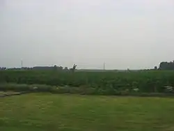 Fields along the Ohio Turnpike in eastern Florence Township