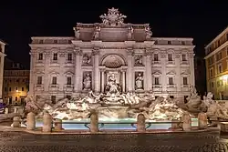 The Trevi Fountain in Rome