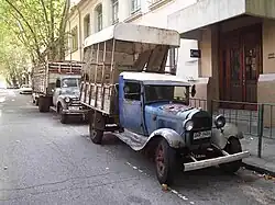 A 1929 AA still working in Montevideo, Uruguay, in 2005