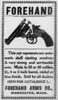 Forehand Arms advertisement from February 1899 as it appeared in The Belle Plaine News of Belle Plaine, Kansas