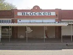 The former Blocker Store in downtown O'Donnell
