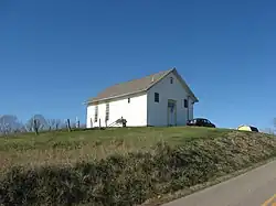 Former church, now a house, in northern Newton Township