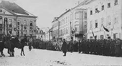 Independence Day military parade in Tartu (1919)