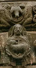 Image 28Depiction of Trinity from Saint Denis Basilica in Paris (12th century) (from Trinity)