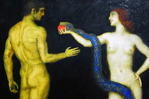 Adam and Eve, 1920
