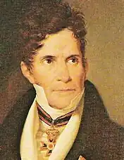 The image of Italian opera composer Gaspare Spontini (1774-1851)