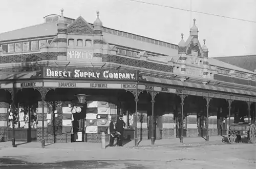 Market Street frontage,  1904