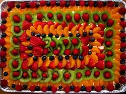 Mandarins in a fresh fruit salad