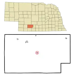 Location of Stockville, Nebraska