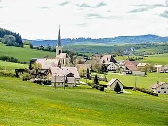 The town hall in Fuans