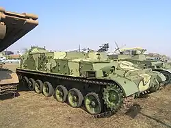 Russian tracked minelaying vehicle