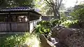 Japanese style garden annex, garden moat.