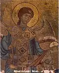 Archangel Michael, mosaic fresco