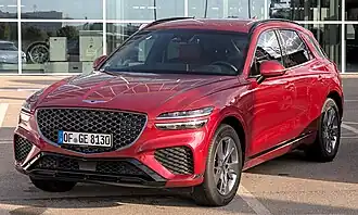 The Genesis GV70 is positioned between the GV60 and GV80