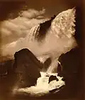 Cave of the Winds, photograph by George Barker, 1888