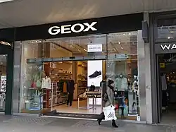Geox shop in Oxford Street, London