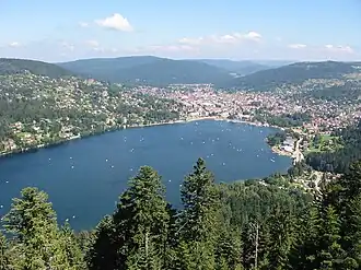 Gérardmer and its lake