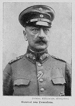 General Otto von Lauenstein, WWI