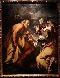 Lot and His Daughters, priv. col.