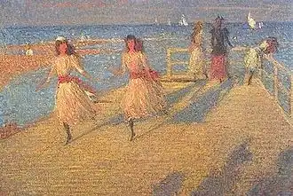 Philip Wilson Steer's Girls Running, Walberswick Pier; 1888–94.[148]
