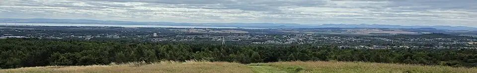 View towards Glenrothes seen from Formonthills