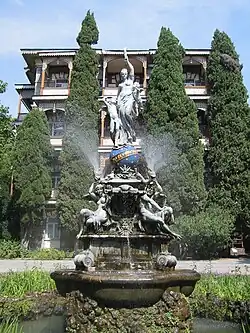 "Goddess of Night" fountain in Gurzuf