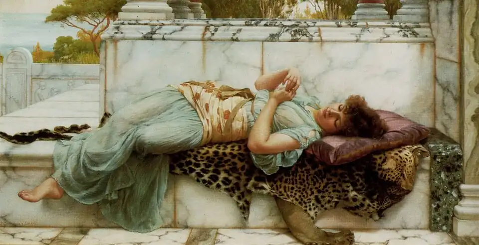 The Betrothed by John William Godward, 1892