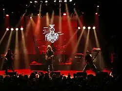 Gojira onstage, again from the audience