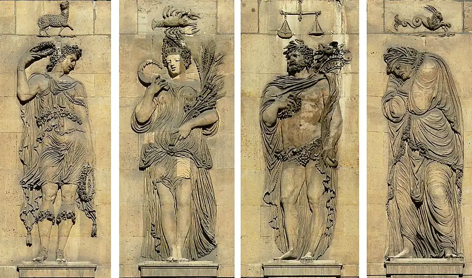 The Four Seasons (c.1547) Musée Carnavalet, Paris