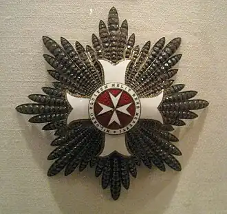 Grand Cross pro Merito Melitensi breast star