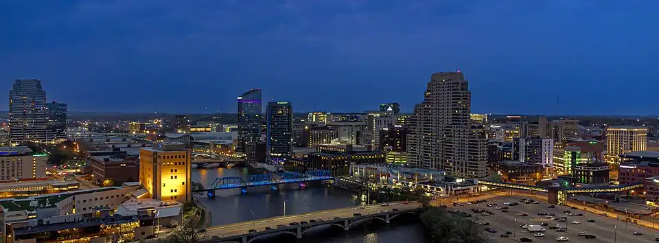 Grand Rapids, the second largest city in Michigan by population