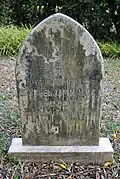 Gravestone of Benjamin Peach Keasberry