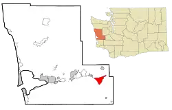 Location of Malone in Washington