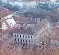 Attems Palace of Graz, from above