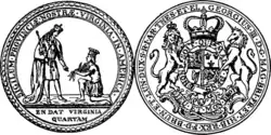 George III-era seal obverse and reverse