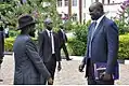 Hon. Deng with President Kiir