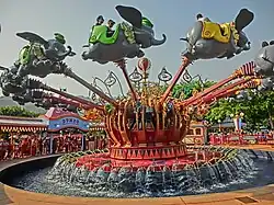 Dumbo the Flying Elephant at Hong Kong Disneyland