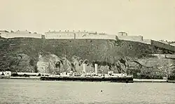 HMS Crescent at Quebec City, Quebec in 1901